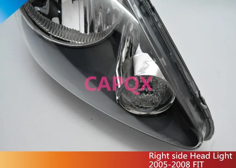 CAPQX 2 шт серый и белый цвет Замена передней фары 33151-SAA-H51 для FIT JAZZ 2004 2005 2006 2007 2008 GD1 GD3