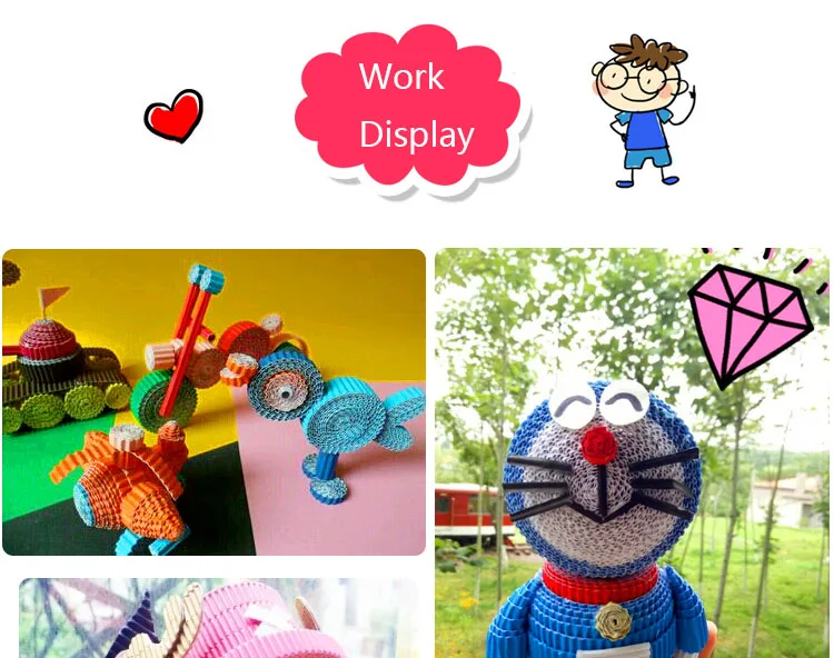 Craft Бумага 8 листов ручной работы из крафт-бумаги DIY Материал гофрированный бумажный реквизит Праздничное оформление для детей