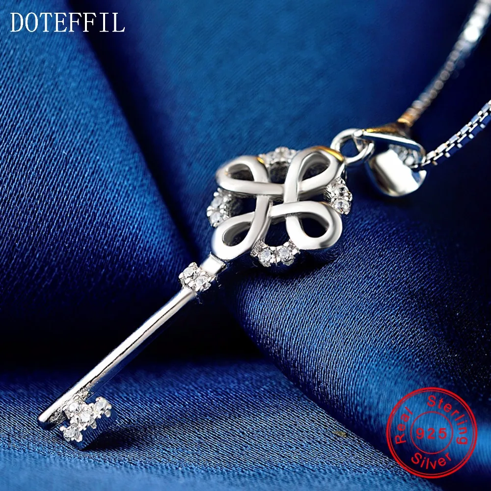 Женское ожерелье из серебра 925 пробы с фианитами | Украшения и аксессуары