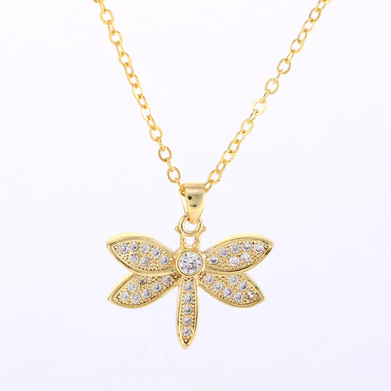 Ювелирные украшения насекомое микро закрепите циркониевые стразы золото