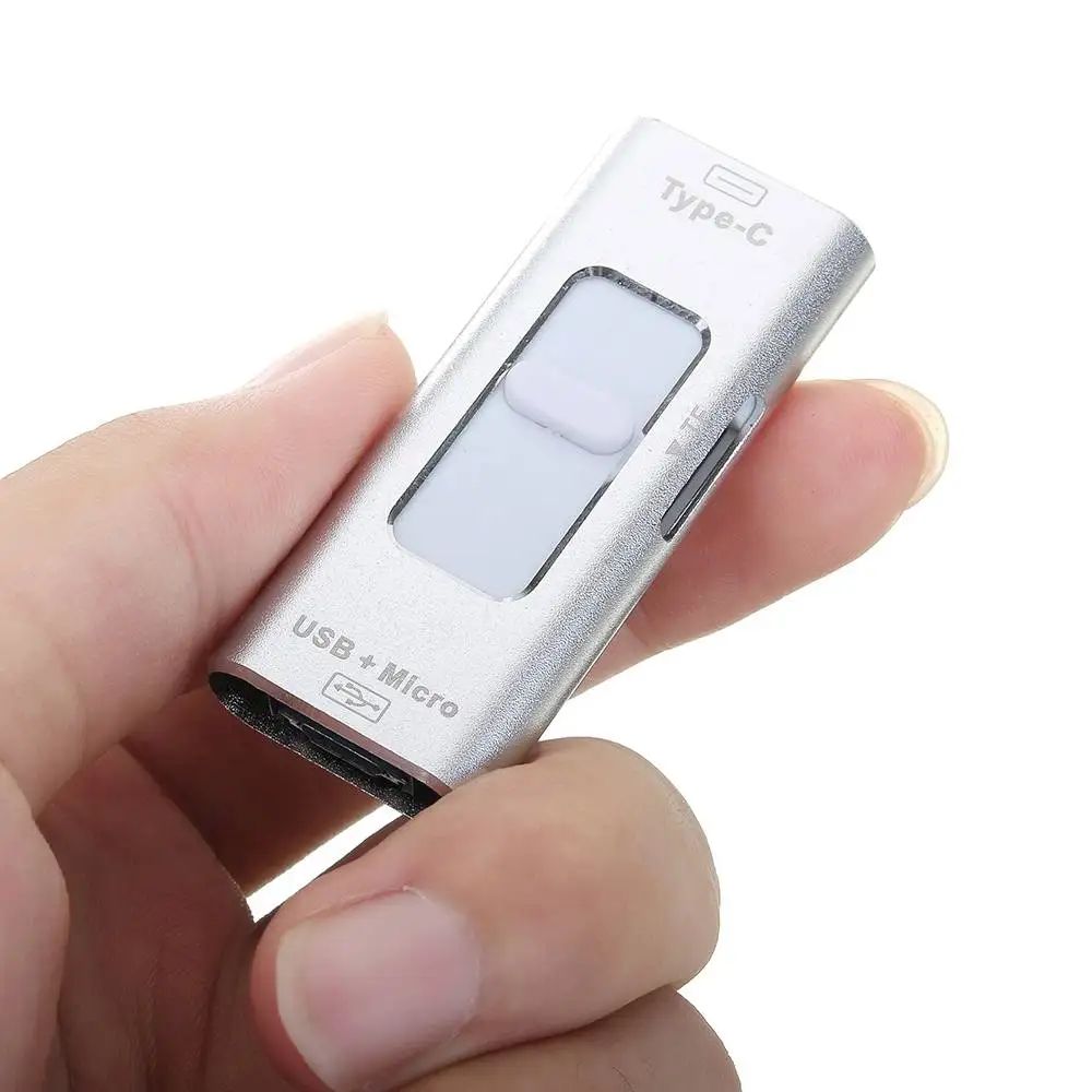 LEORY Memory 3 в 1 устройство для чтения карт памяти типа C Micro/USB 2,0 Micro sd-карта/TF карта OTG ридер для iPad/iPhone адаптер для карт