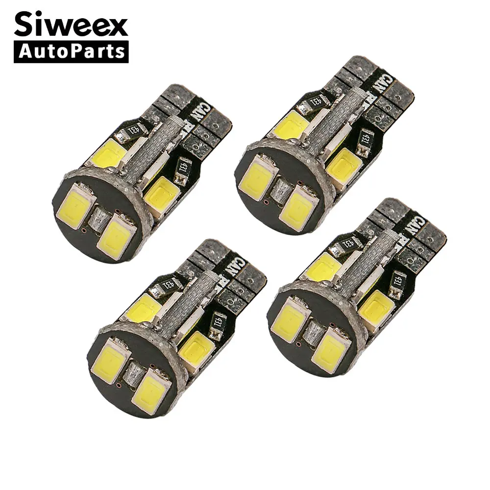 4 шт. суперъяркие светодиодные лампы T10 10 SMD 168 194 5730|car panel led light|led instrumentled instrument lights |