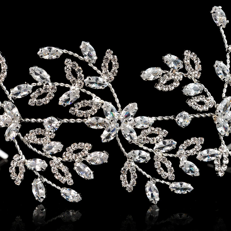 Женская свадебная корона элегантная тиара с блестящим кубическим цирконием