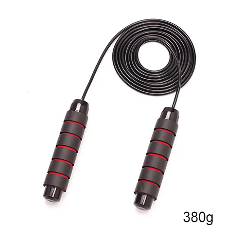 Red Black With Load Скакалка 3,4 м с тяжелой нагрузкой Скакалка стальная проволока скакалки для тренажерного зала фитнеса тренировки Кроссфит скакалки - Цвет: Red Black With Load