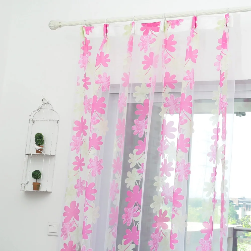 NAPEARL Modern curtain window tulle fabrics for treatments bedroom yarn sheer panel home living room | Дом и сад