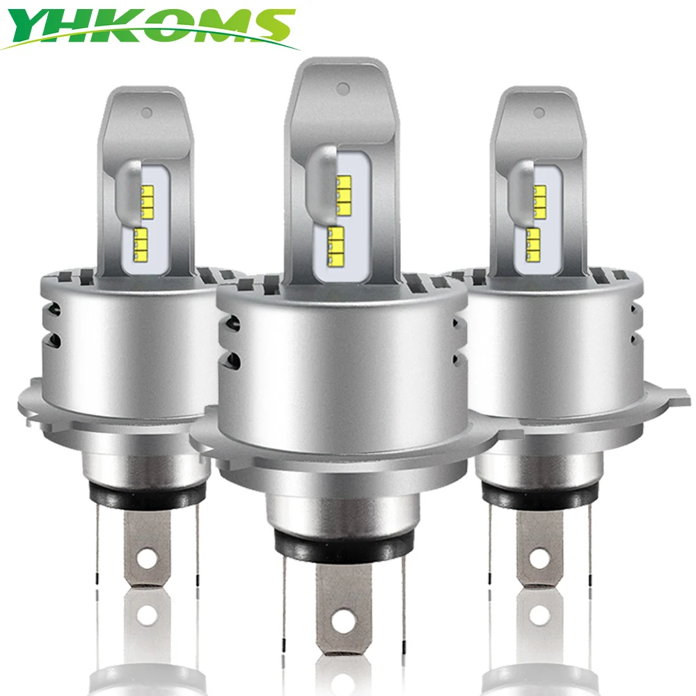 YHKOMS супер яркий H4 светодиодный H7 H8 H9 H11 9005 9006 H1 HB3 HB4 для автомобильных фар Высокий