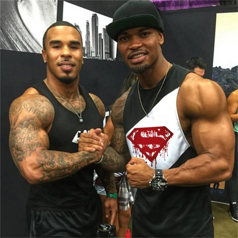 Plus Size Cotton Men Clothing Sleeveless Shirt S Shape Summer Casual Sport White outwear TH004 | Мужская одежда