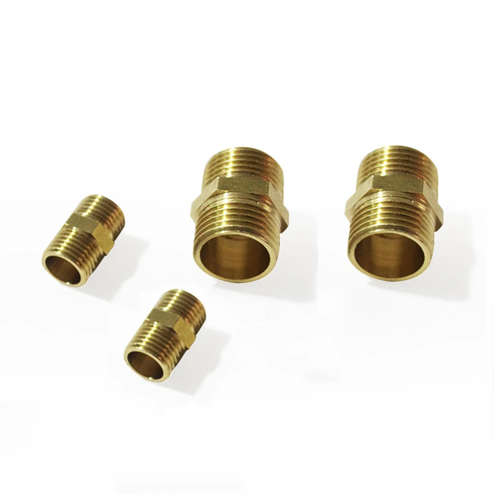 Латунная трубка BSP 1/8 &quot1/4&quot 3/8 &quot1/2&quot 3/4 &quot1&quot с шестигранной насадкой для