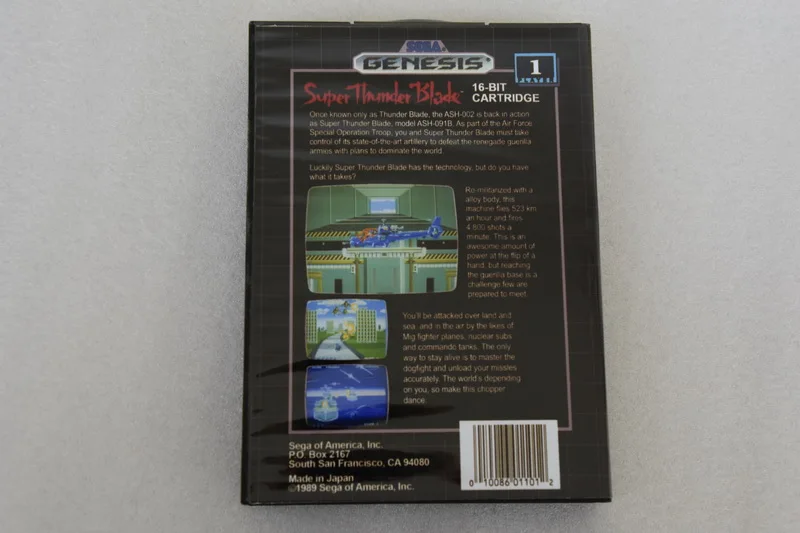 Картридж для видеоигр Sega Megadrive Genesis черный | Электроника