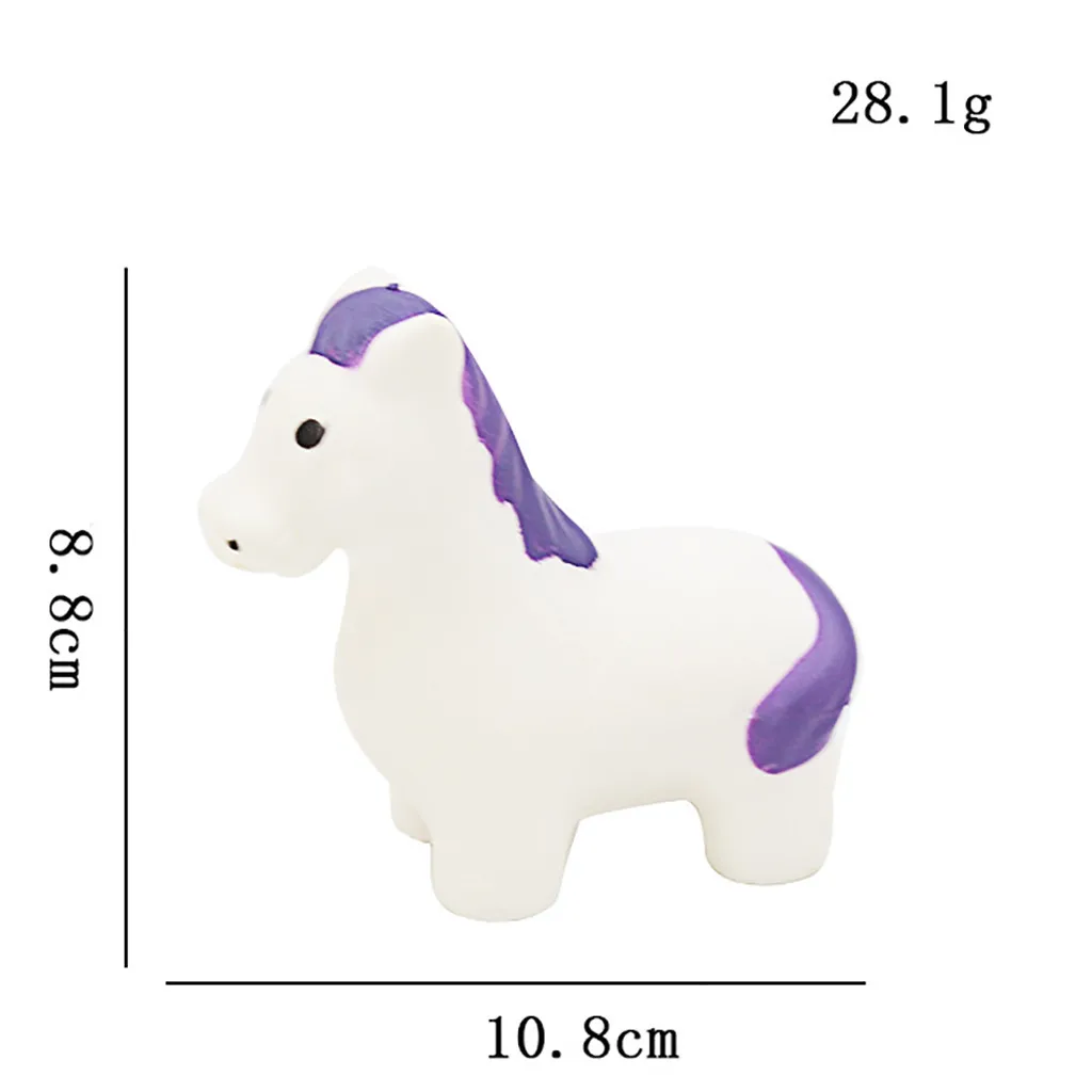 Прекрасный Фиолетовый конь ароматизированный медленно поднимающийся детские