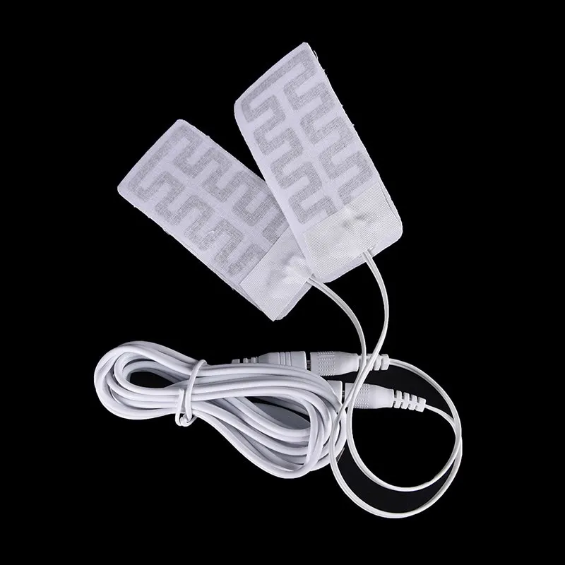 1 пара электрических USB перчатки Подушка с подогревом зимние перчатки с подогревом куртка из углеродного волокна тканевый перчаткосушитель с USB разъемом коврик для мыши