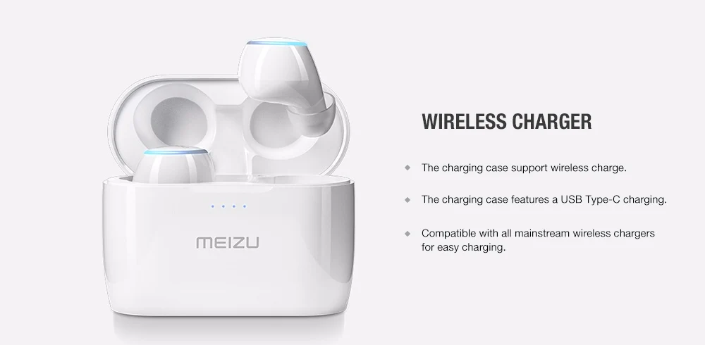 MEIZU POP 2 POP2 TW50S Беспроводные Bluetooth 5,0 наушники с сенсорным управлением Водонепроницаемые Наушники-вкладыши 8H время воспроизведения Беспроводная зарядка