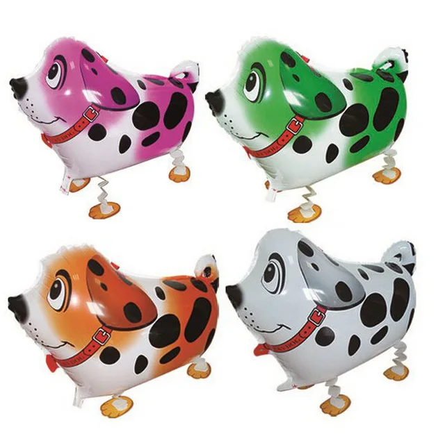 59*41 см шагающая собака Мультяшные шары Фотофон шарик из алюминиевой фольги