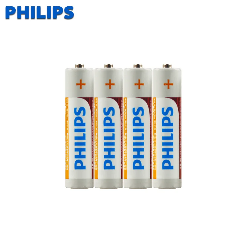 Philips 4 шт 1 5 V Углеродные сухие батареи безопасные сильные взрывозащищенные Вольт