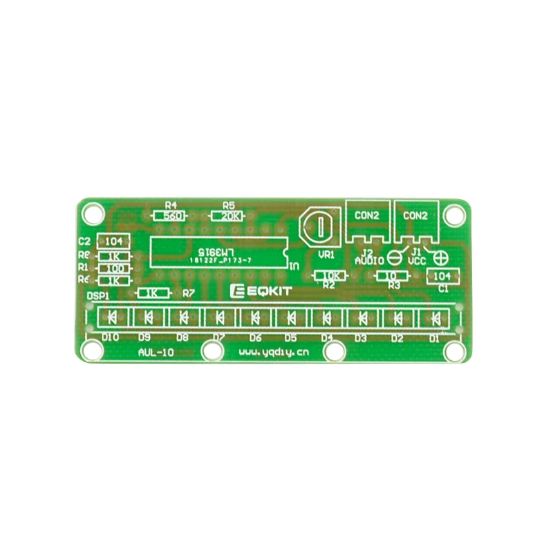 Aiyima LM3915 10 Audio Level Indicator Amplifier Board Electronic DIY Kits | Электроника