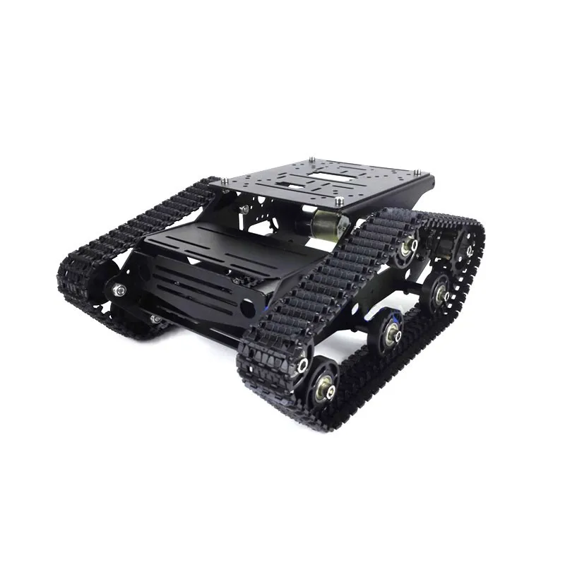 

TR300P 37 Motor Tank Tracked Chassis Unassembled Intelligent Car Robot Smart Car Chassis (4 colors optional)