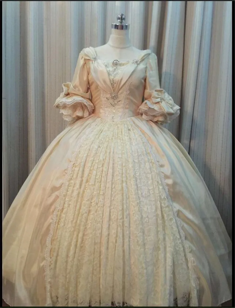 Gardlilac кружевное бальное платье цвета шампанского с коротким рукавом Quinceanera Vestido 15