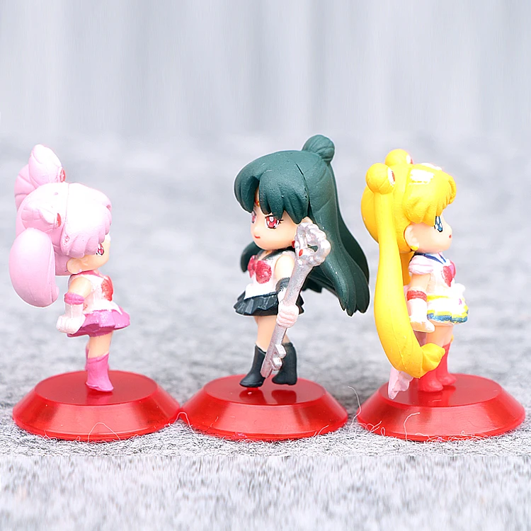 Новое поступление 5 шт./партия Сейлор Мун Цукино Usagi Mars Sailor Mizuno Ami Chiba Mamoru Мини
