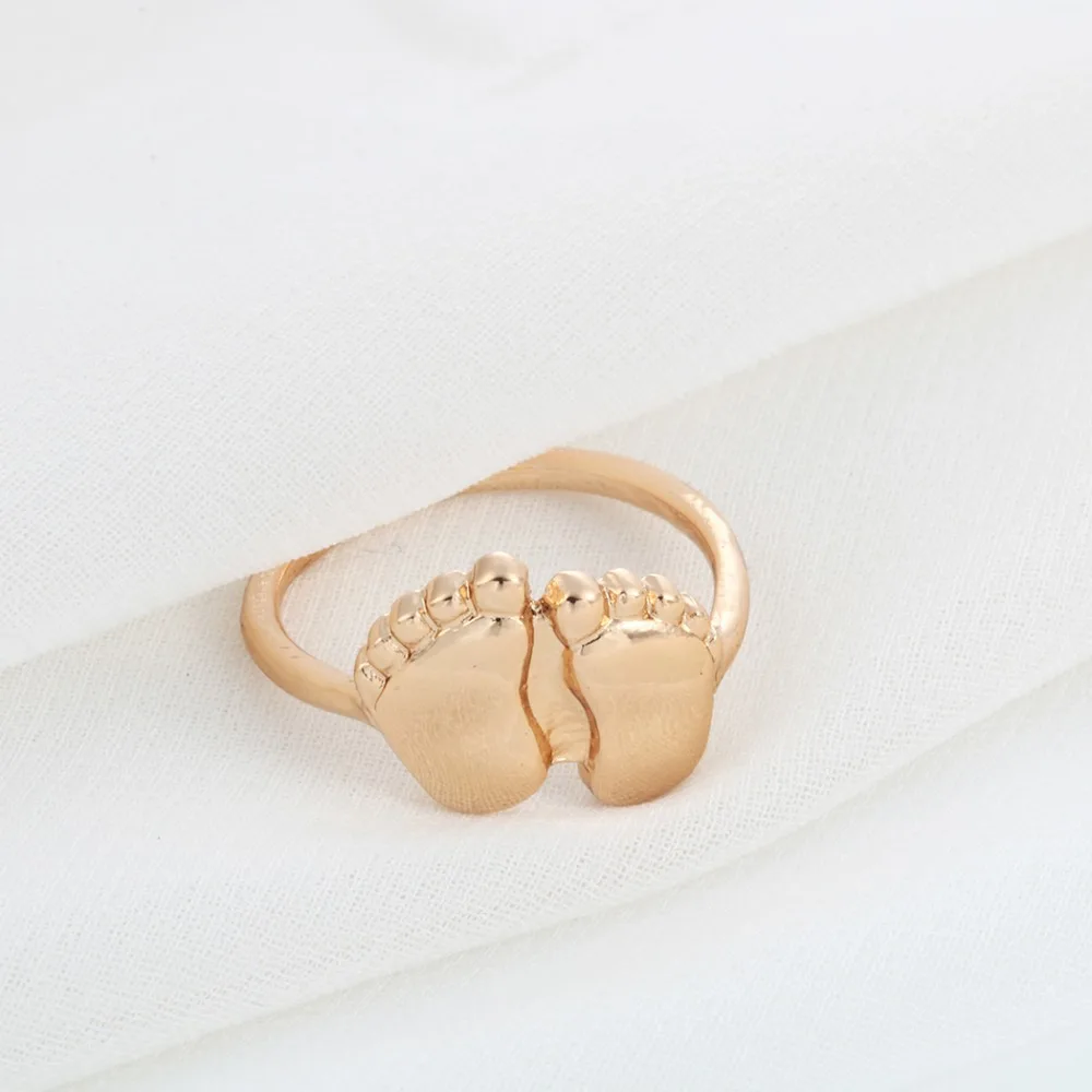 Модное Золотое кольцо в стиле хип хоп для детей ювелирное изделие на средний