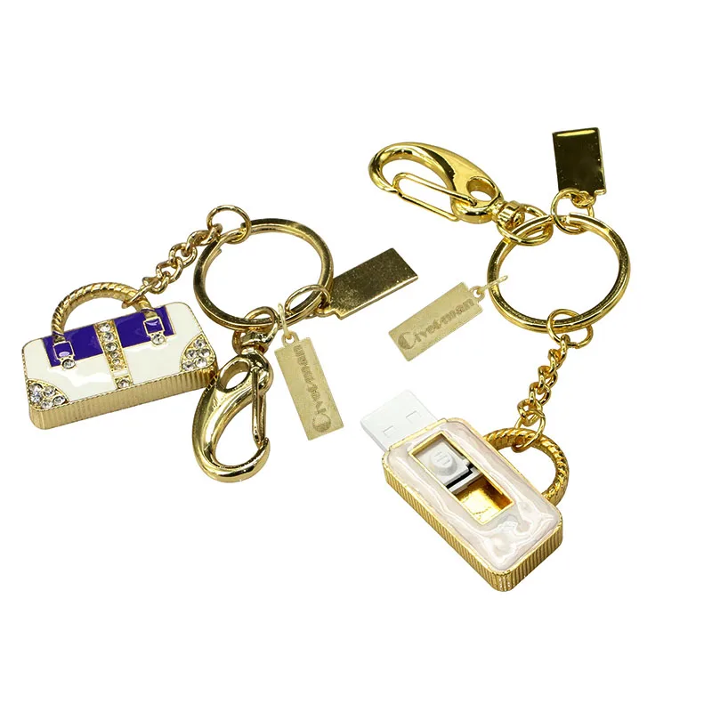 Брелок для ключей USB флеш-накопитель 8 ГБ 16 Гб карта памяти 32 64 ручная сумка PendriverGift