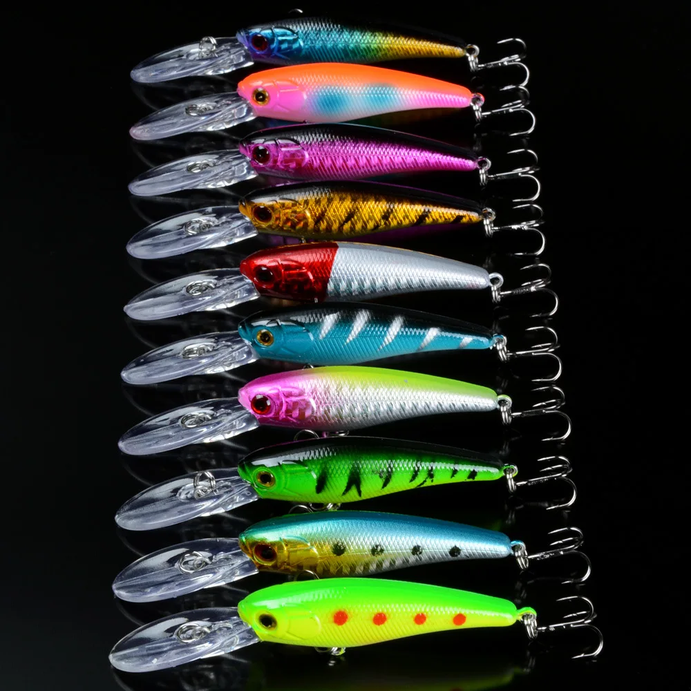 

LEOSPORT 9CM/7.5G Plastic Hard Bait Artificial Baits Road Bait New Bionic Baits Soft Fishing Lures Artificial Fishing Lures