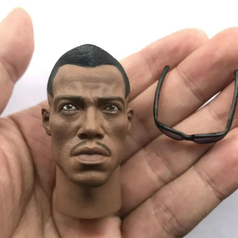 

Custom 1/6 Scale Blade The Series Wesley Snipes Head Fit 12" Hot Toys Figure