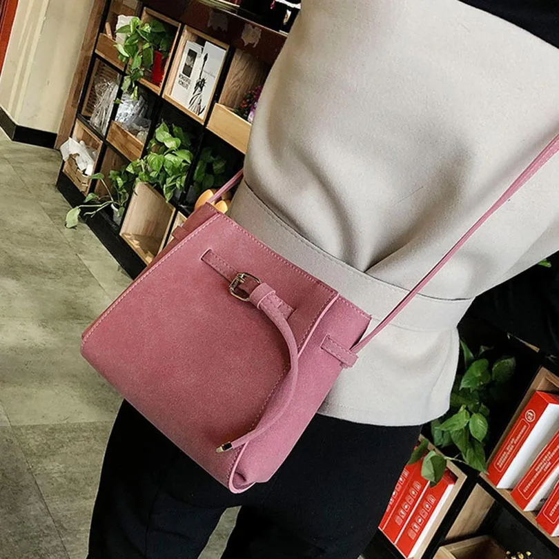 Для женщин ведерко Сумки модельер скраб искусственная кожа Crossbody сумки известной