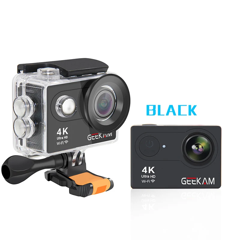 GK-S9 Black GEEKAM S9R/S9 Экшн-камера Ultra HD 4 K/10fps WiFi 2," Подводный Водонепроницаемый шлем видеокамера s Спортивная камера - Цвет: GK-S9 Black