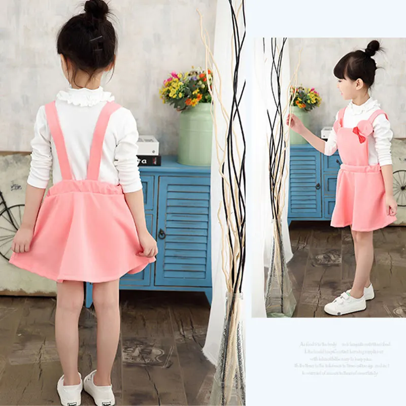 2020 New girl dress cartoon princess cute suspender Minnie children clothes summer children's clothing | Детская одежда и