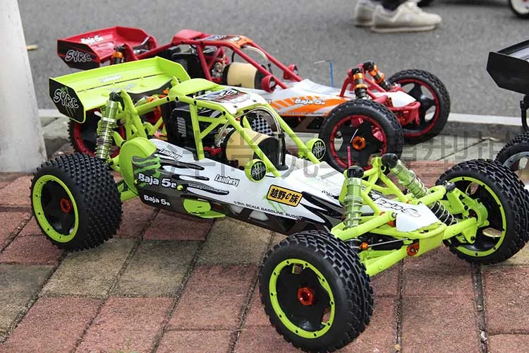 Газовый двигатель 1:5 SY Baja куб. См 2T мощный из нейлона с пультом дистанционного