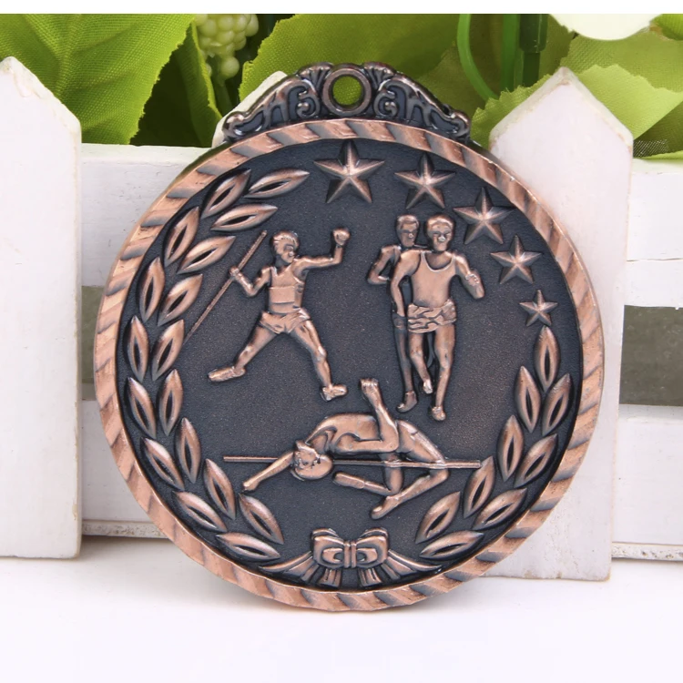 

Triathlon medal School Sports Medal Gold Silver Bronze Motion, Honor Communication Ability/self-confidence Developing 6.5 cm