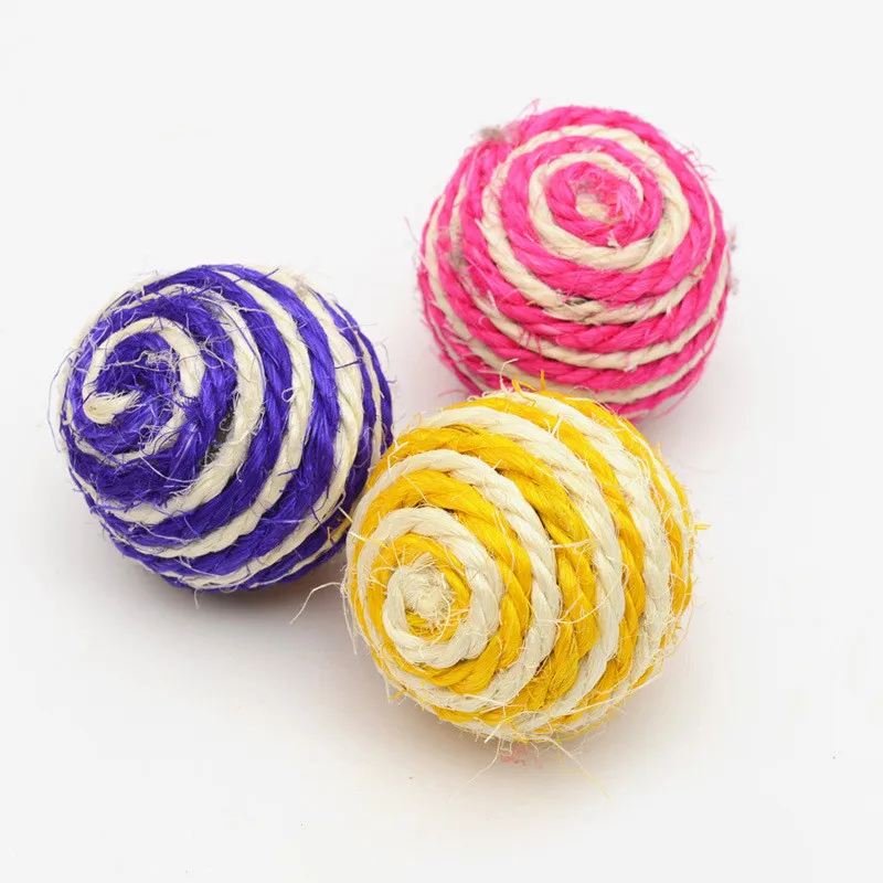 Мягкие хлопковые игрушечные собаки на веревке ручной вязки хлопок узел мяч