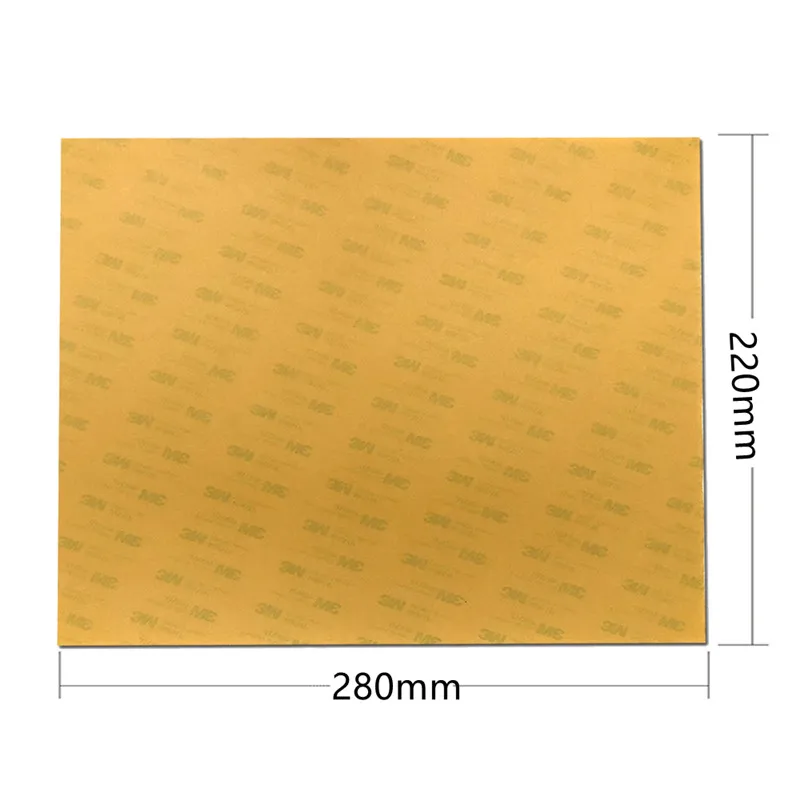 Энергичный 1 шт. новое обновление 220x280 мм 3D принтер с подогревом кровать гибкий