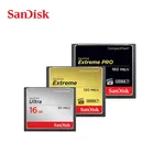 Карта памяти SanDisk 16 ГБ, карта CF extreme PRO 32 ГБ, высокоскоростная 64 Гб компактная флеш-карта для DSLR и HD видеокамеры 128 ГБ