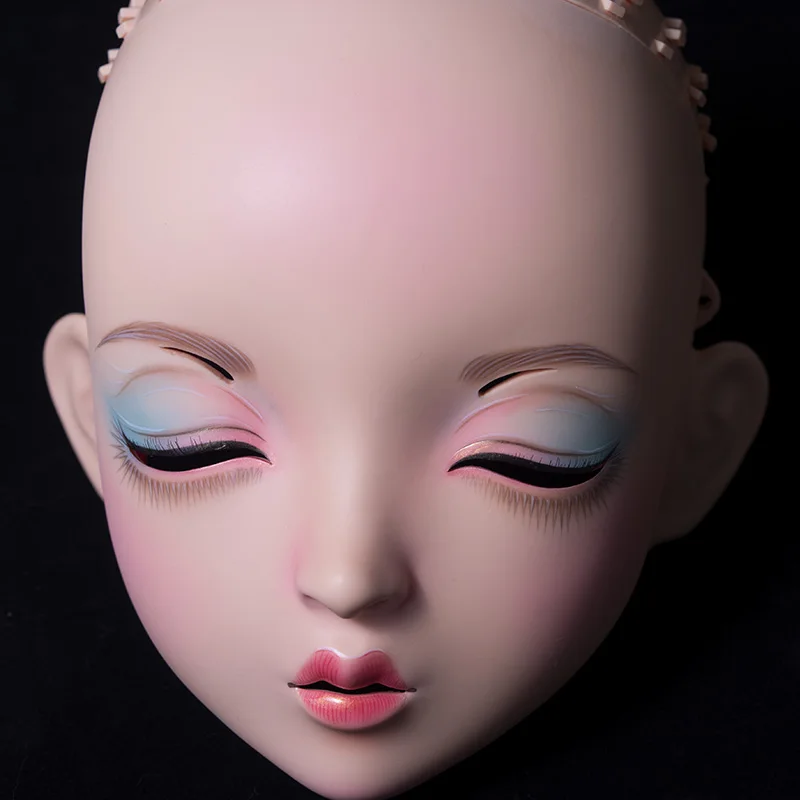 LiLi Mask-68) милая девушка Смола голова Маска кигуруми косплей японские ролевые игры аниме силиконовая маска кигуруми кукла трансвестит - Цвет: mask21