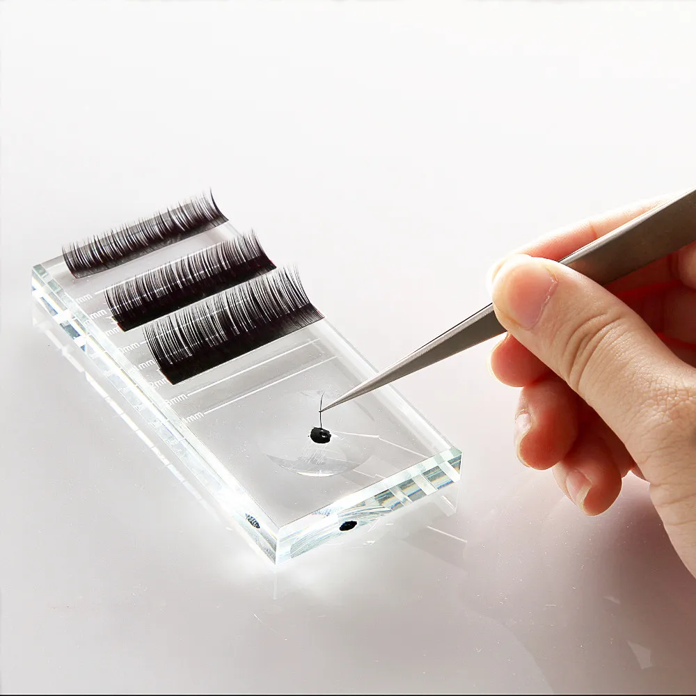 2 в 1 разделитель клея для наращивания ресниц|glue holder|eyelash extensioneyelash glass |