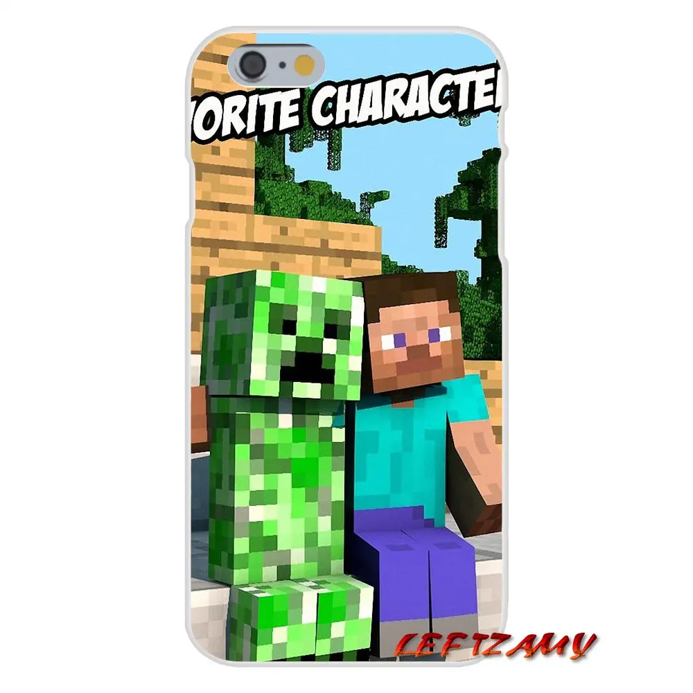 Creeper minecraft аксессуары телефон оболочки чехлы для samsung Galaxy S3 S4 S5 мини S6 S7 край S8 S9