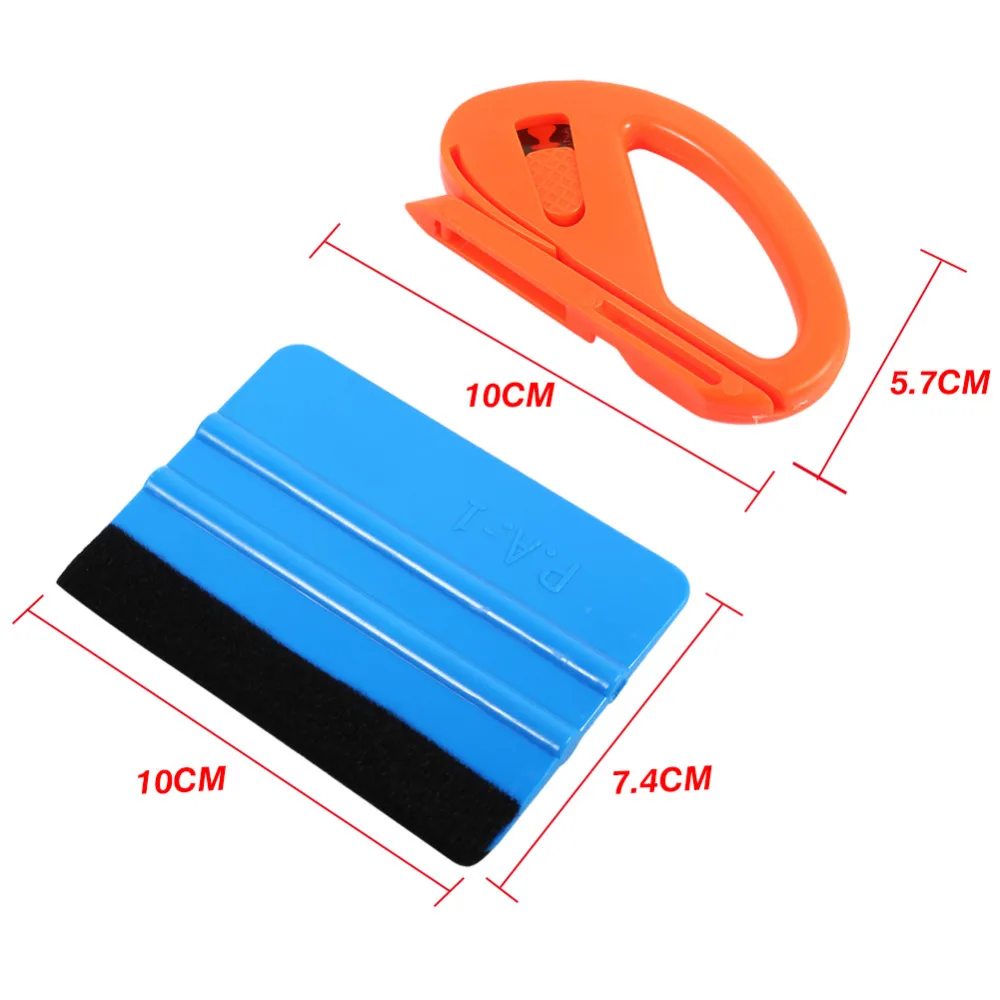 Автомобильный резак безопасный скребок из мягкого фетра фотоаппликатор Стикеры
