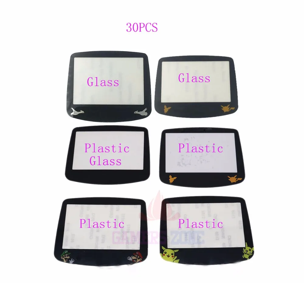 30 шт пластиковое стекло для GameBoy Advance GBA Защитная линза экрана|glass for|glass glassglass plastic |
