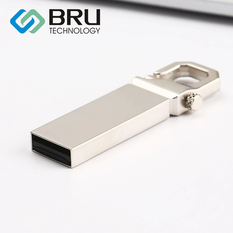 BRU USB флэш-накопитель 128M512M1GB2GB водонепроницаемый флеш-накопитель металлическая