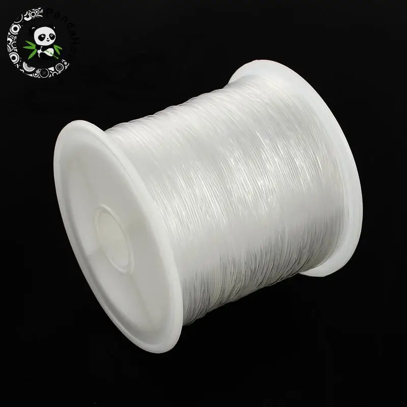 

1 Roll Transparent Fishing Thread Nylon Wire, Clear, 0.25mm, about 100m/roll