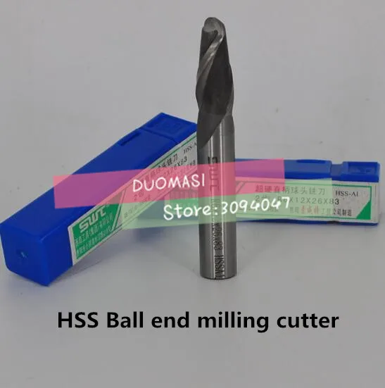 

Free shipping 10PCS R3.0 high speed steel ball end milling cutter, straight shank white steel cutter, R alloy milling cutter