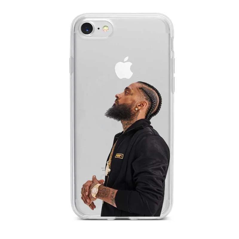 TPU Рэппер Nipsey Hussle Виктория Круг прозрачный силикон ТПЭ мягкий чехол для телефона для iPhone 8 7 6 Plus XMAX XR11 11PRO Fundas чехол - Цвет: TPU
