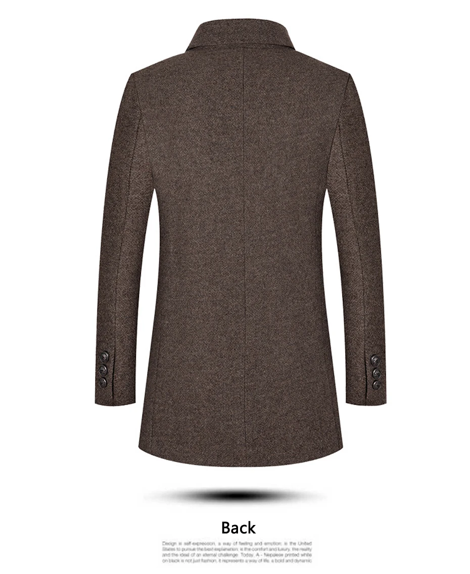 Holyrising мужские шерстяные пальто повседневные Abrigo Hombre Invierno однобортный отложной воротник мужские пальто для мужчин 18616-5