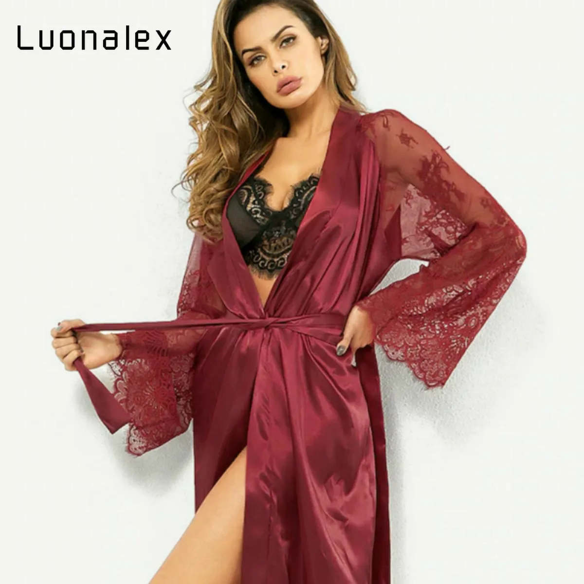 Luonalex женское сексуальное нижнее белье кружевное сорочка эротическое