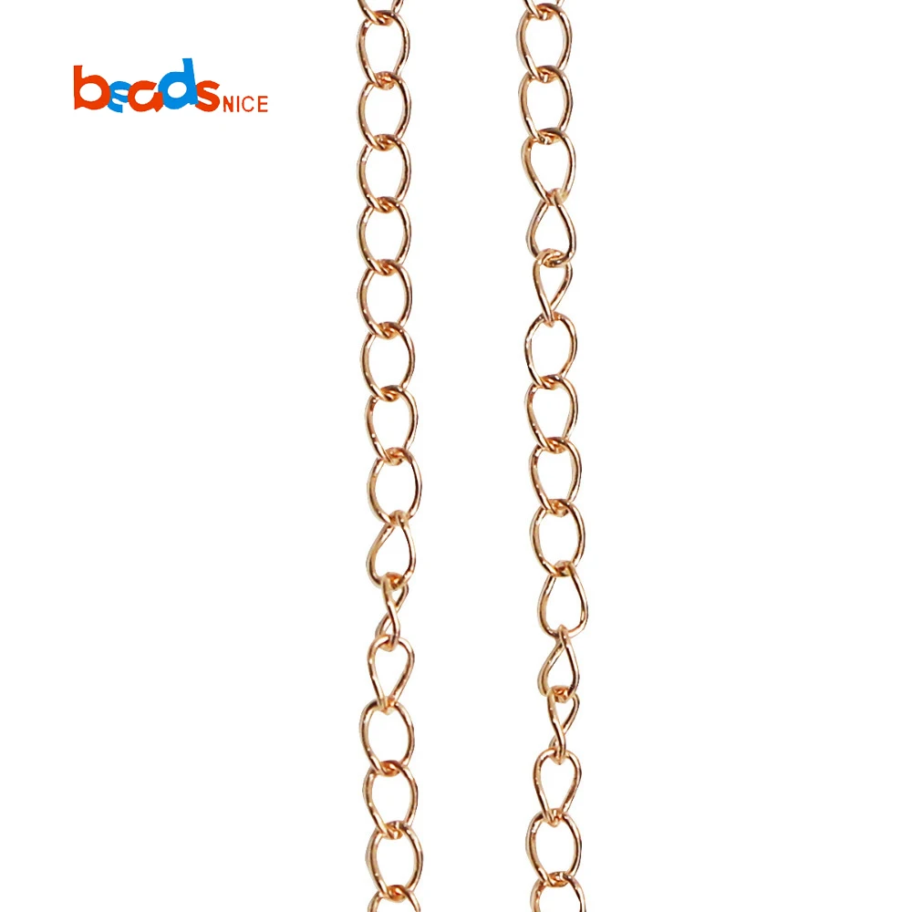 Женская объемная цепь Beadsnice ID36390 из стерлингового серебра|Ювелирная фурнитура и