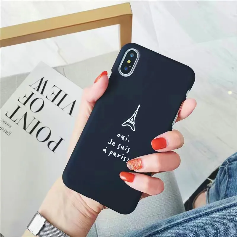 Футболка со смешным буквенным принтом чехол для iPhone X 6 S 7 8 плюс ультратонкая