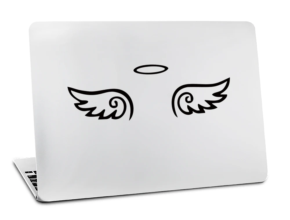 M3014 Крылья угол для логотипа для Apple Наклейка для Macbook Skin Air 11 13 Pro 13 15 retina компьютер ноутбук виниловая Adesivo наклейка - Цвет: M3014