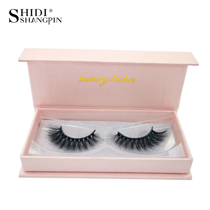 

SHIDISHANGPIN 1 pair 3d mink lashes natural long mink eyelashes soft hand made false eyelashes 1 box faux cils makeup