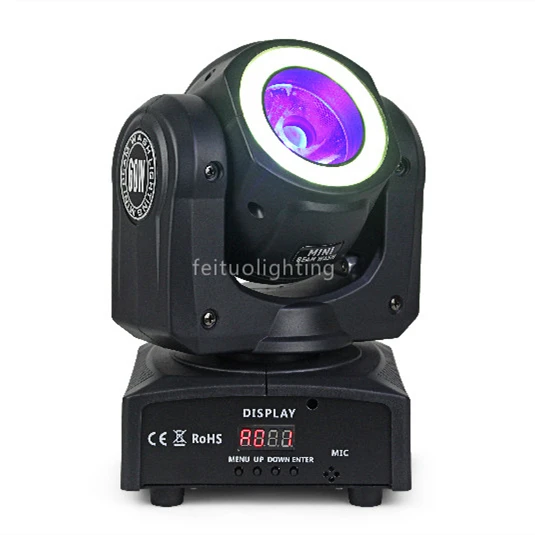 Новинка 2019 миниатюрный светодиодный луч с подвижной головкой 60 Вт RGBW 4 в 1